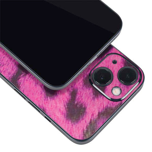 Pink Leopard Spots iPhone Skins
